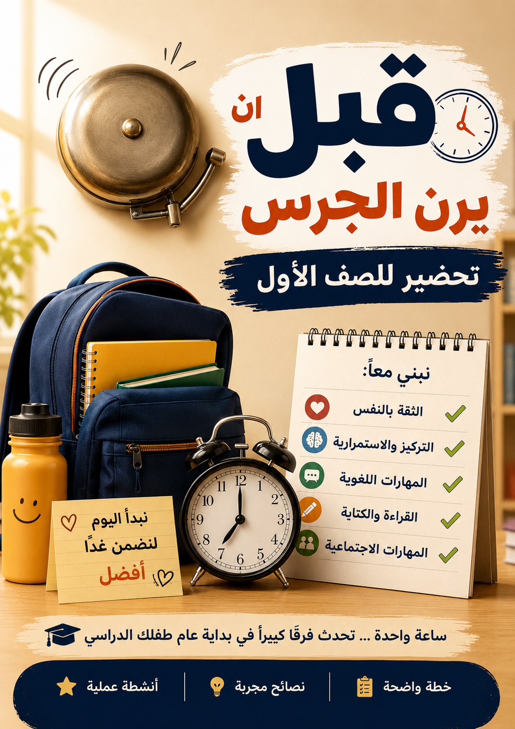 !قبل ما يرن الجرس